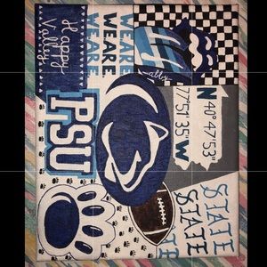 CUSTOM college art *will customize for your school